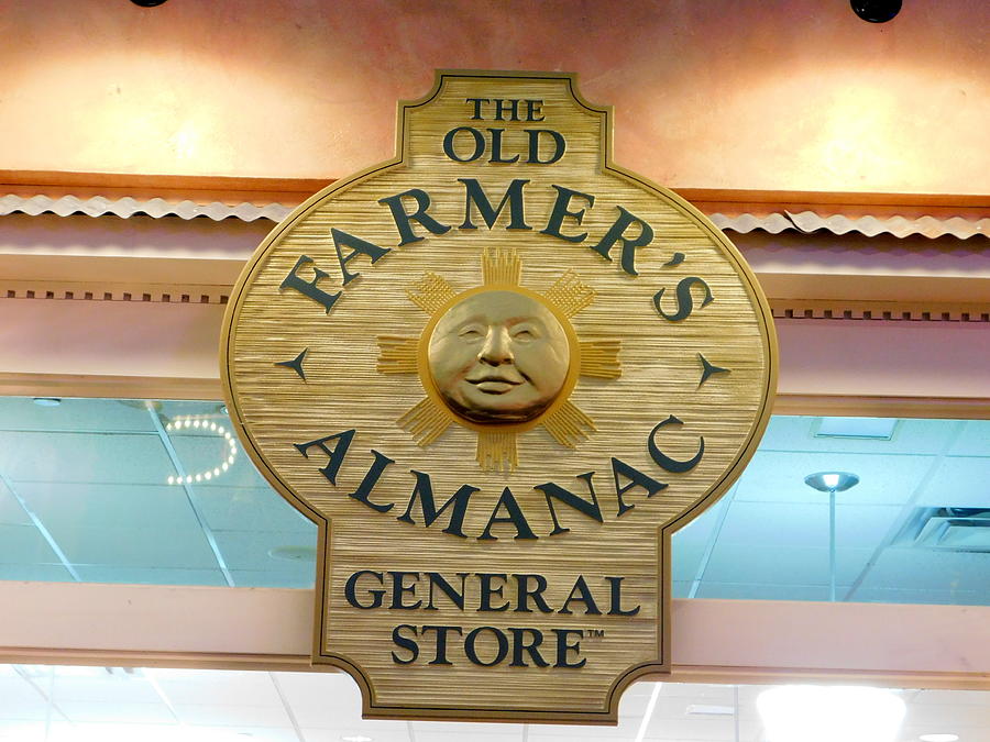 Farmer's Almanac Sign Photograph by Arlane Crump Fine Art America