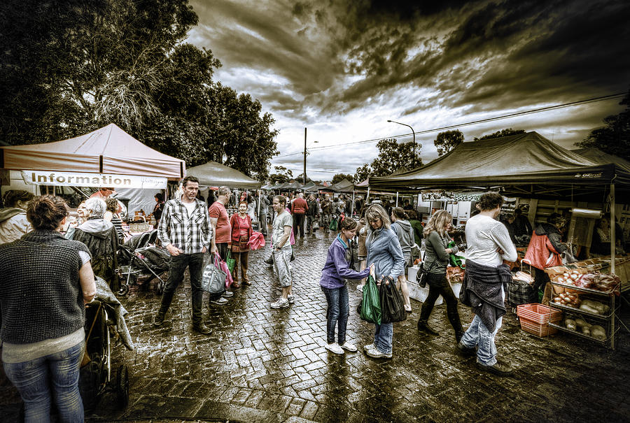 Market Photograph - Farmers Market 2 by Wayne Sherriff