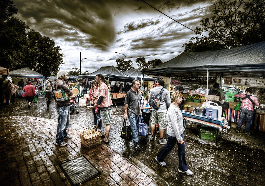 Market Photograph - Farmers Market 3 by Wayne Sherriff