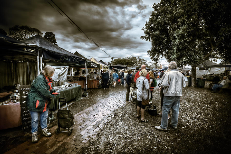 Market Photograph - Farmers Market 4 by Wayne Sherriff