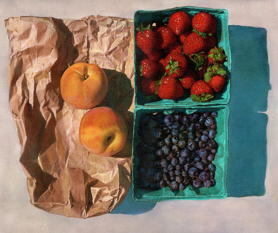 Farmers Market Painting by John Dyess