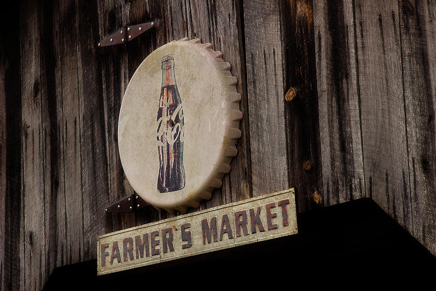 Farmers Market Sign Photograph by Mike Eingle