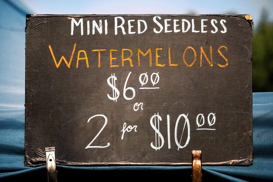 Farmers Market Sign Photograph by Todd Klassy