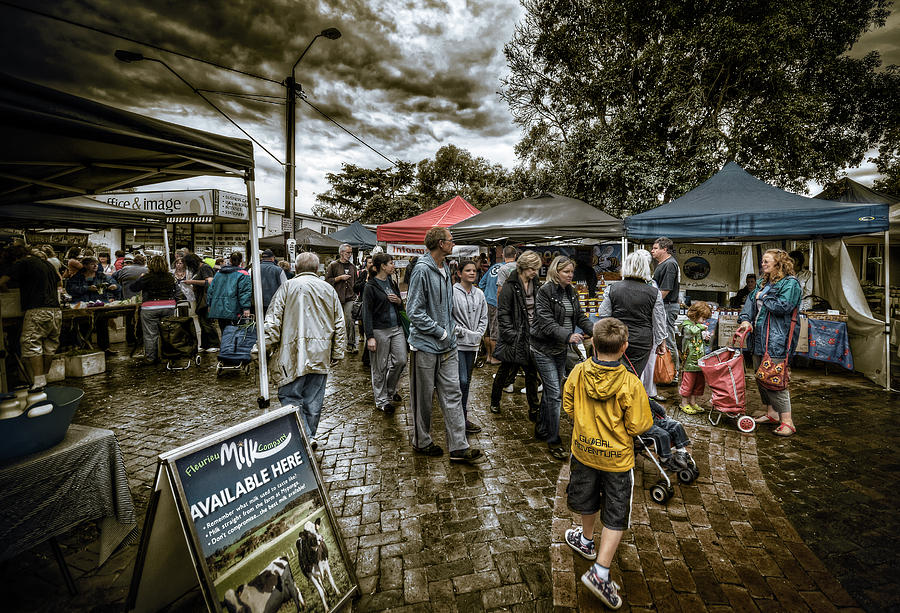 Market Photograph - Farmers Market by Wayne Sherriff