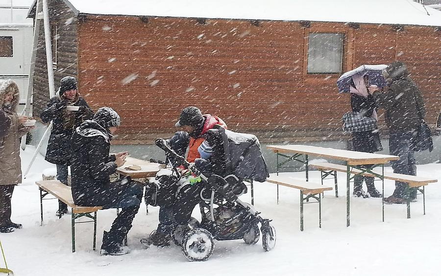 Farmers markets in snow by Radka Zimova King Farmers markets in snow by Radka Zimova King
