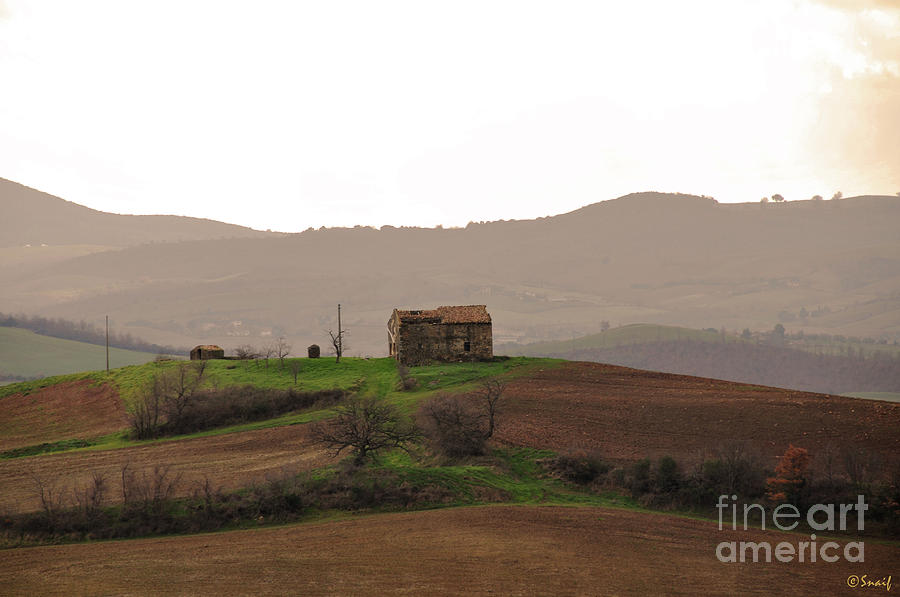 Mountain Photograph - Farmhouse by Ilaria Andreucci