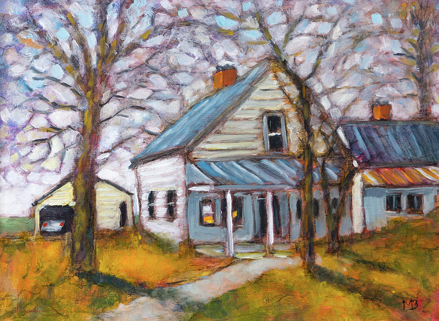 Farmhouse Life Painting by Mike Bergen