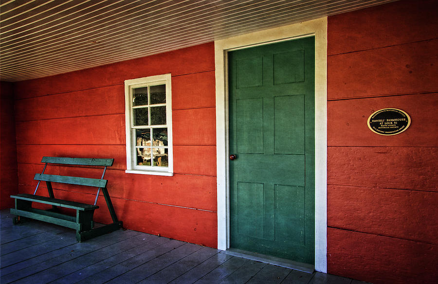 Farmhouse Porch at Lock 31 Photograph by Carolyn Derstine