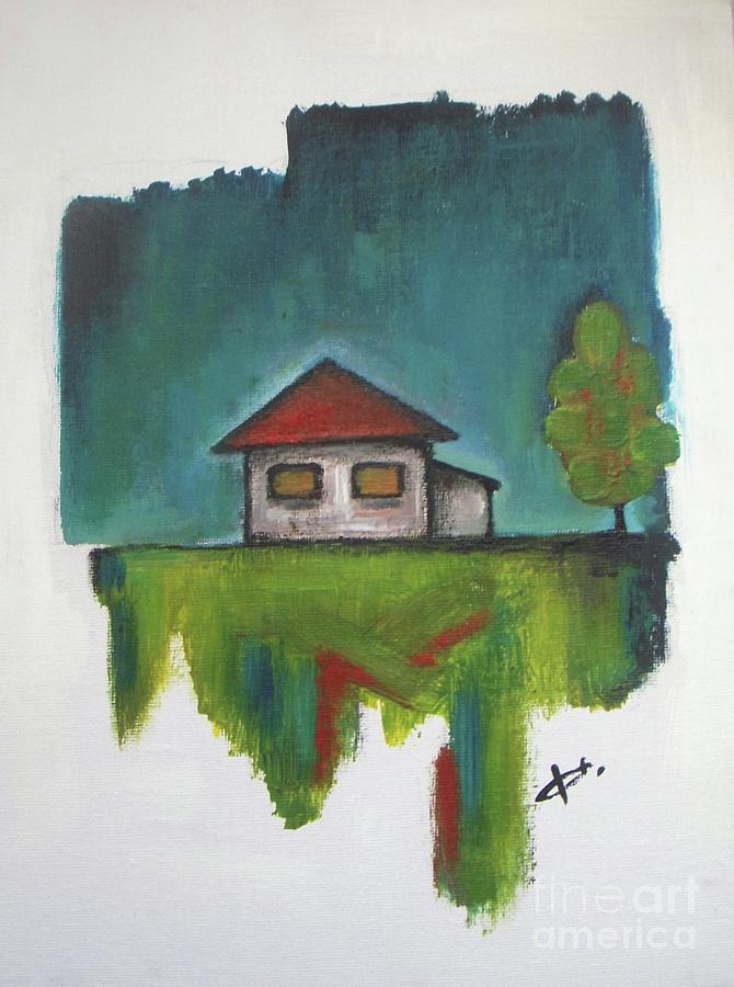 Farmhouse Painting by Vesna Antic
