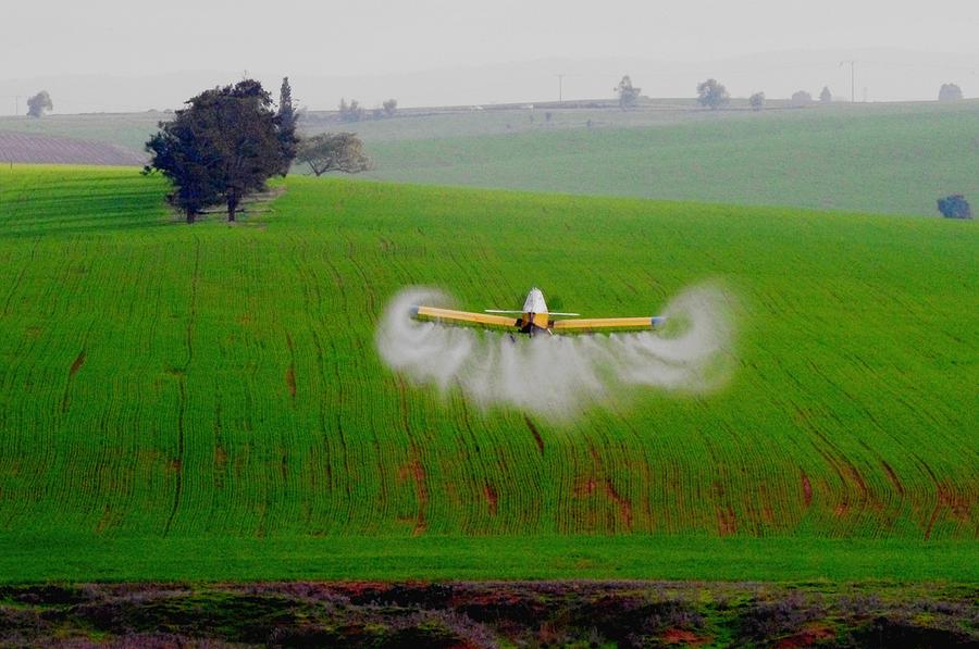 Airplane Photograph - Farming 8 by Eldad Meyers