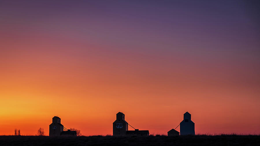 Sunset Photograph - Farming Sunset  by Cory Huchkowski