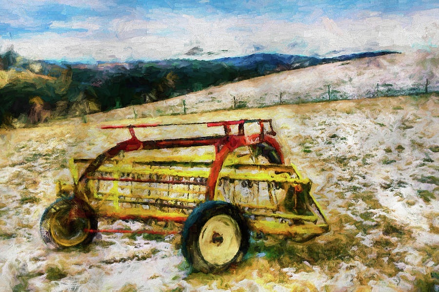 Farming the Blue Ridge AP Digital Art by Dan Carmichael