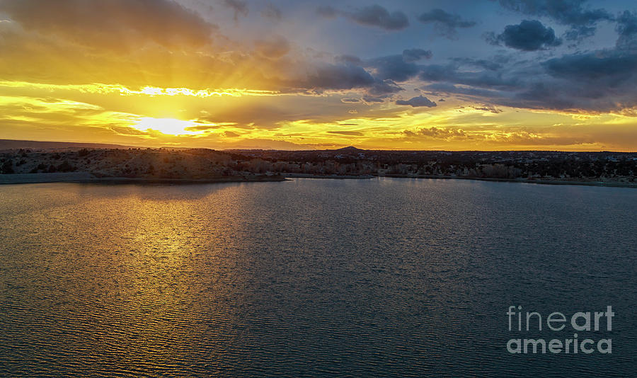 Farmington Lake Sunset Photograph by Jaime Miller