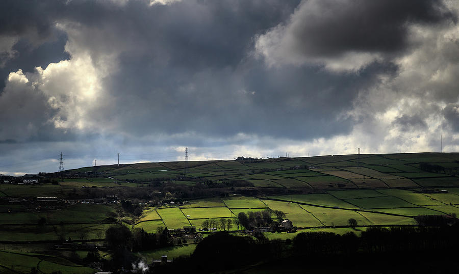 Farmland in Yorkshire  Photograph by Chris Smith