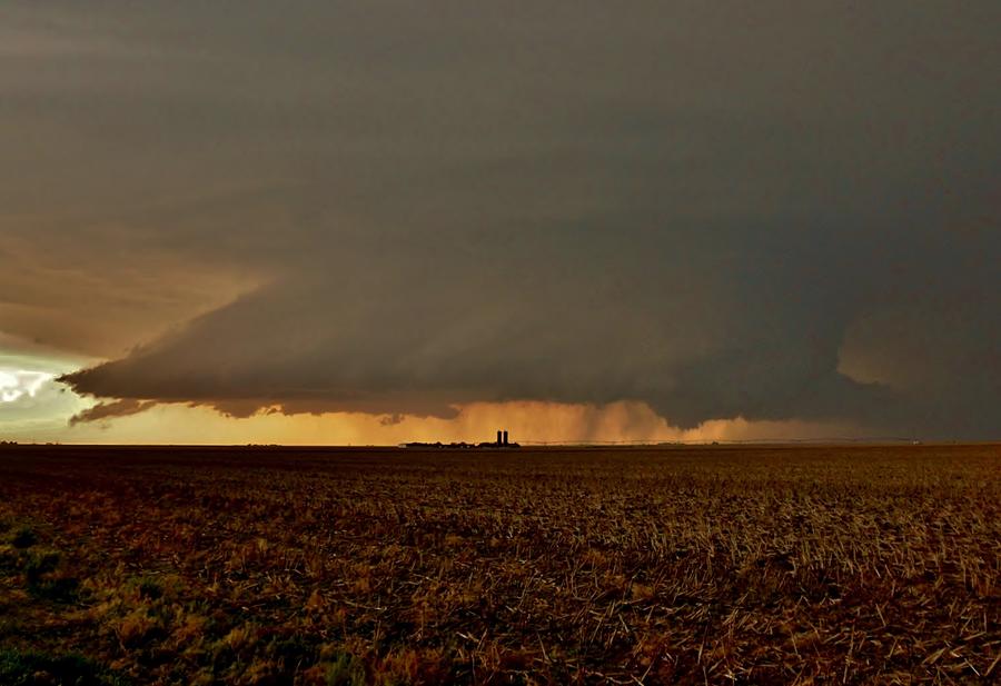 Farmland Supercell Photograph by Ed Sweeney