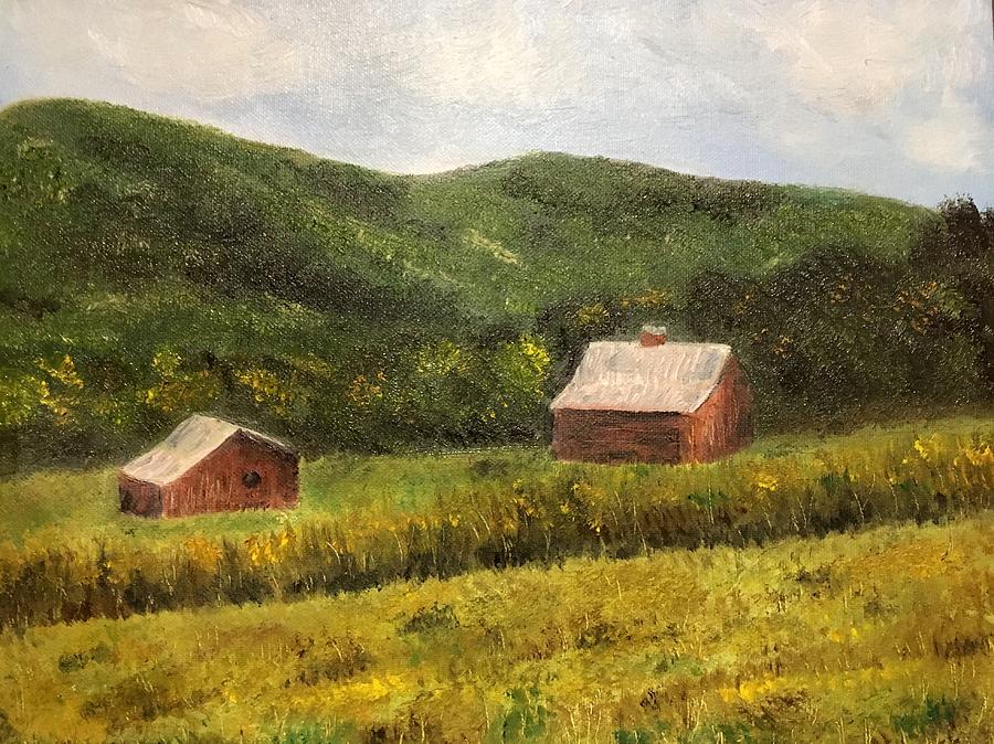 Farmstead in Appalachia Painting by Kerri Provost