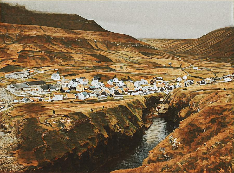 Faroe Islands Painting by Francis Lopresto