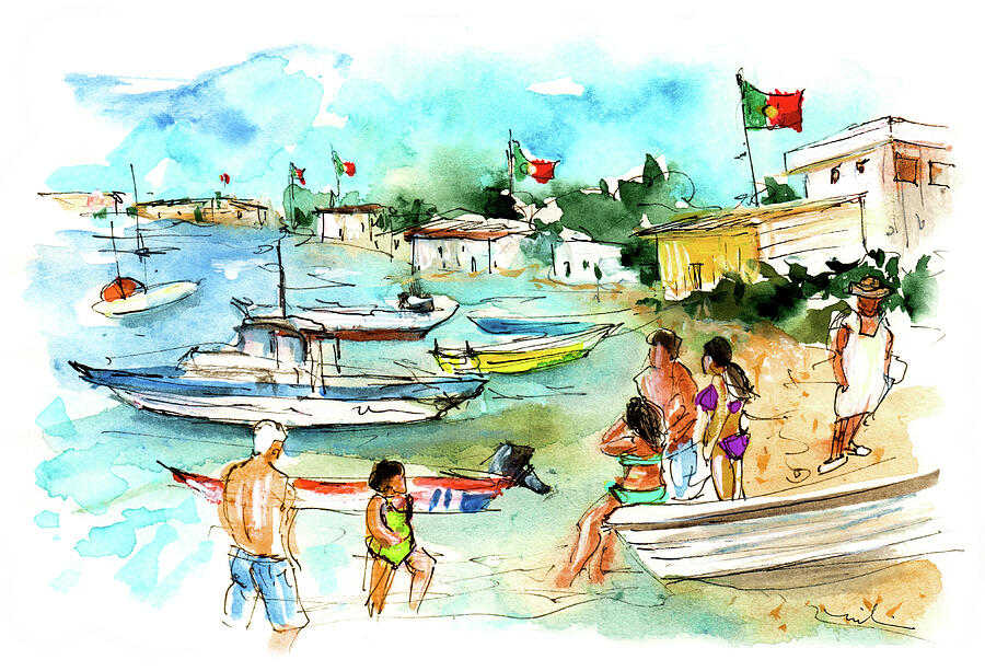 Beach Painting - Farol Island 02 by Miki De Goodaboom