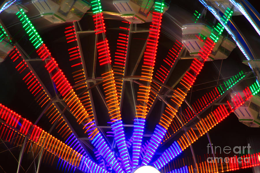 Farris Wheel in Motion Photograph by James BO Insogna