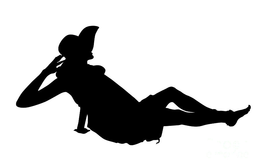 Fashion woman silhouette Digital Art by Benny Marty