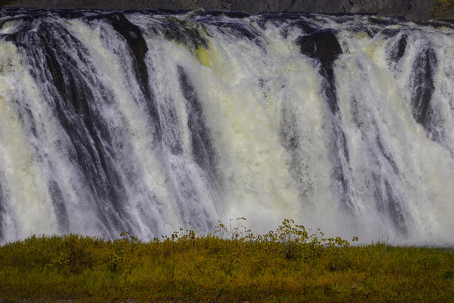 Fast Flowing Cohoes Falls Photograph by Garry Gay