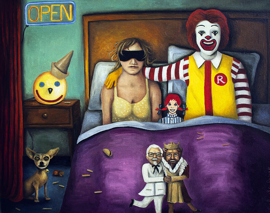 Fast Food Nightmare Painting by Leah Saulnier The Painting Maniac