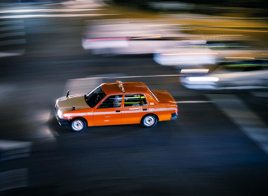 Fast Taxi in Japan Photograph by Rich Legg - Fine Art America