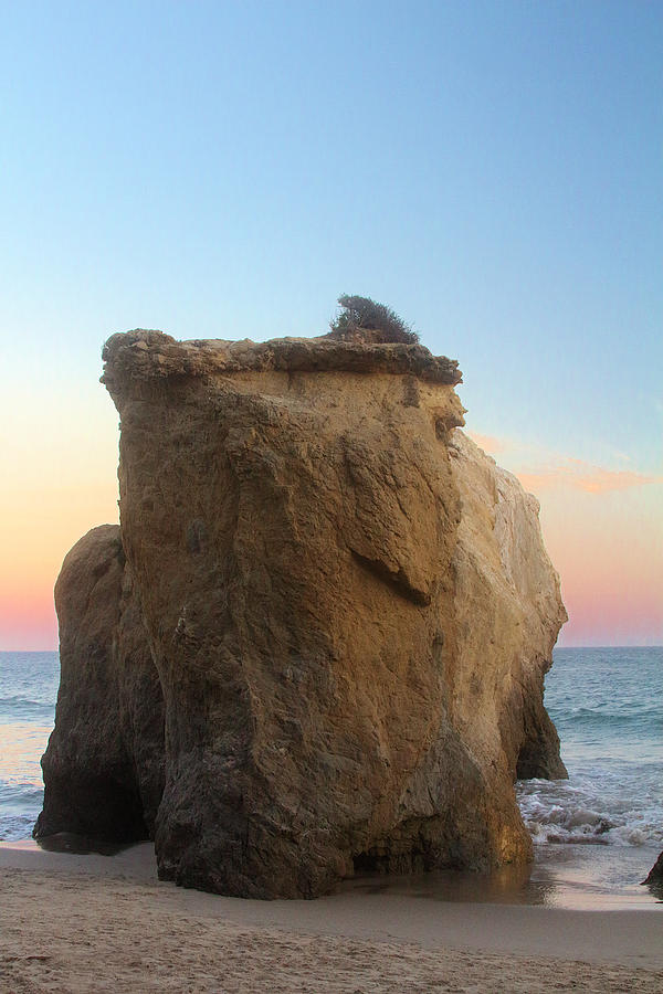 Fat boulder From El Matador Beach Photograph by Viktor Savchenko