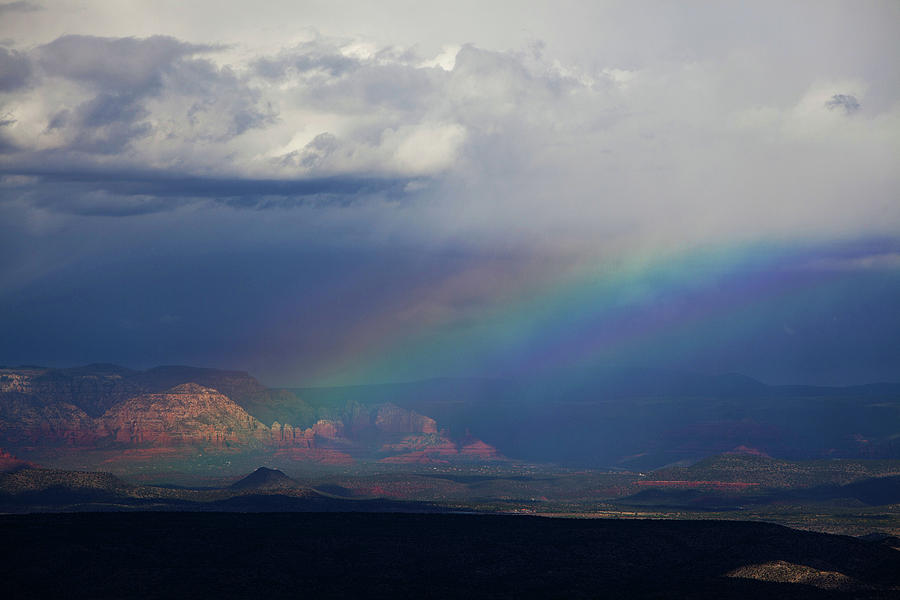 Fat Rainbow, Sedona Az Photograph by Ron Chilston