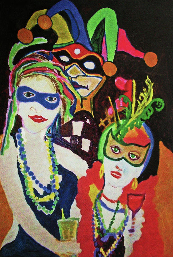 Fat Tuesday 2011 Painting by James Christiansen