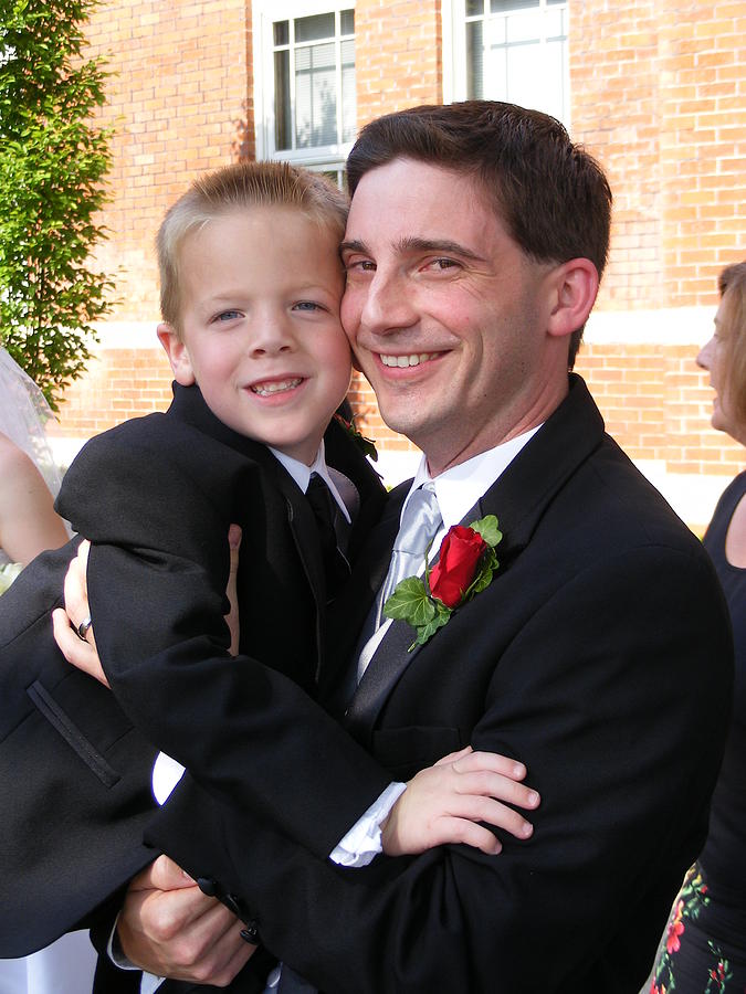 Wedding Photograph - Father and Son by Adam Cornelison