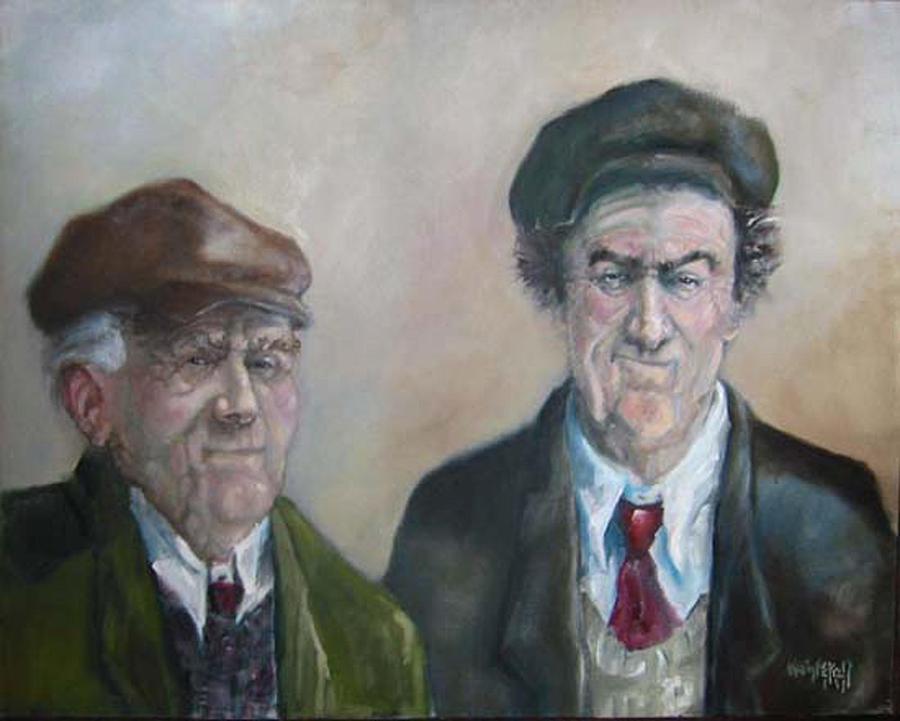 Father and Son Painting by Kevin McKrell