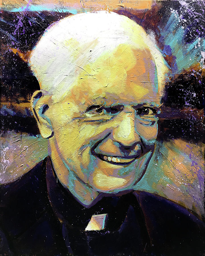 Father Tom Painting by Steve Gamba