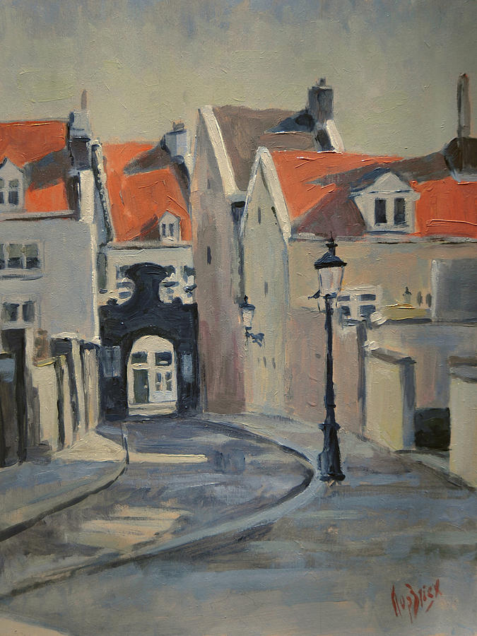 Fathers Gate Maastricht Painting by Nop Briex