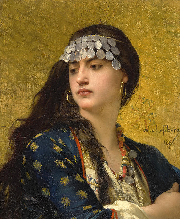 Fatima Painting by Jules Joseph Lefebvre