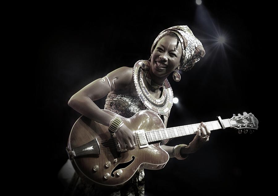 Fatoumata Diawara ,1 Photograph by Jean Francois Gil