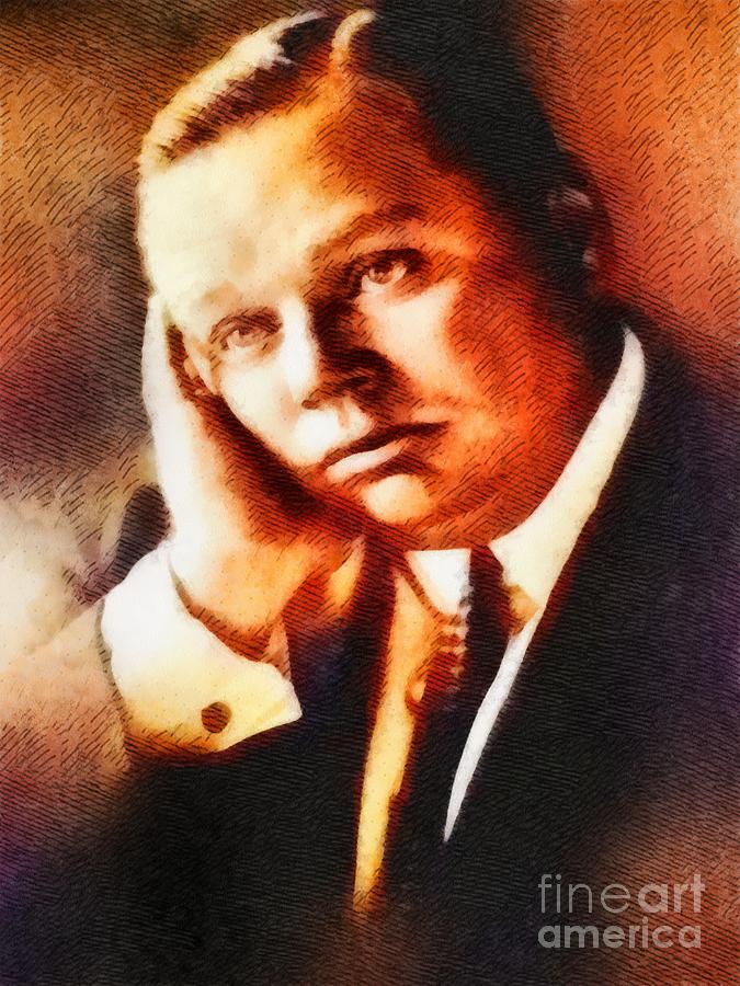 Hollywood Painting - Fatty Artbuckle, Vintage Hollywood Legend by Esoterica Art Agency