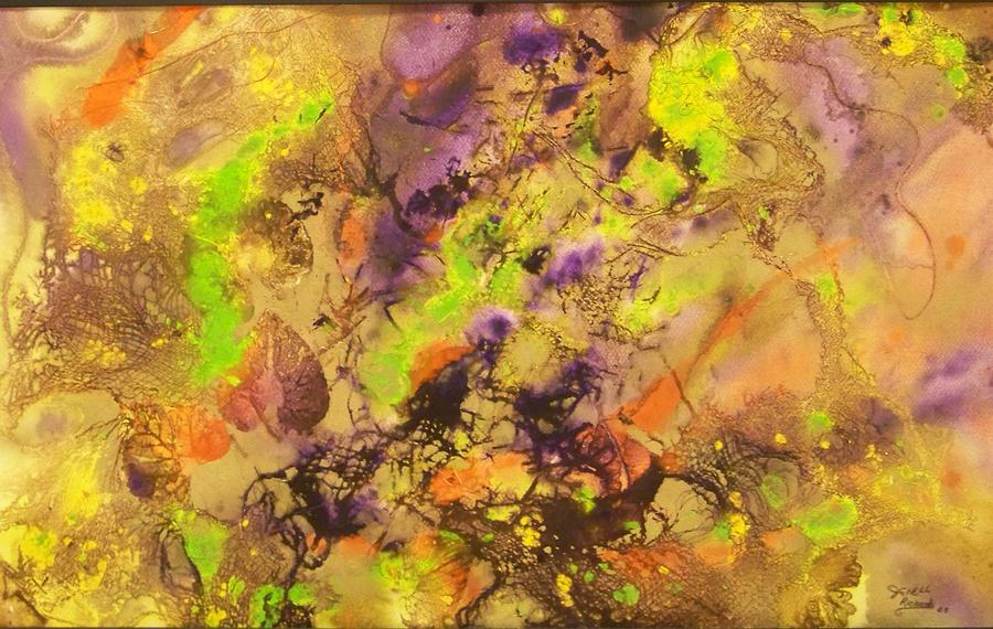 Abstract Painting - Fauna Explosion by Jenell Richards