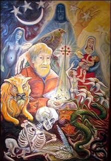 Faust Motif Painting by Stephen Hawks