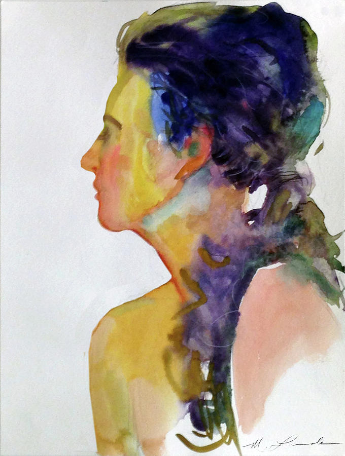 Fauve Profile Painting by Mark Lunde