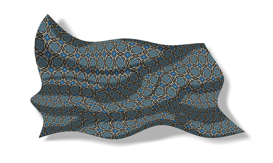 Faux Silk Scarves 10 Digital Art by Karen Musick