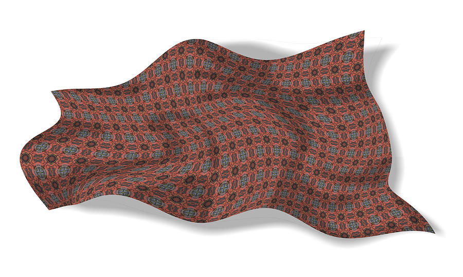 Faux Silk Scarves 9 Digital Art by Karen Musick