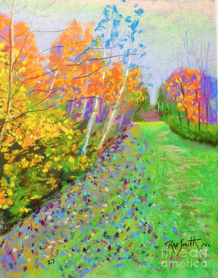 Favorite Fall Scene Pastel by Rae  Smith