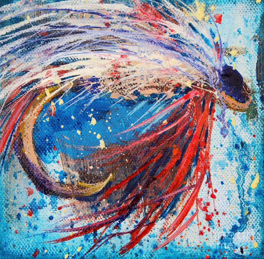 Favorite Flies 4 Painting by Jodi Monahan