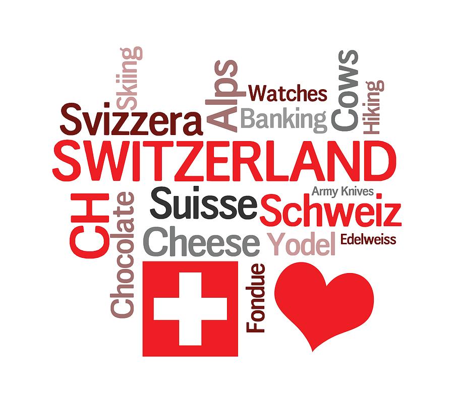 Favorite Swiss Things Digital Art by Antique Images  