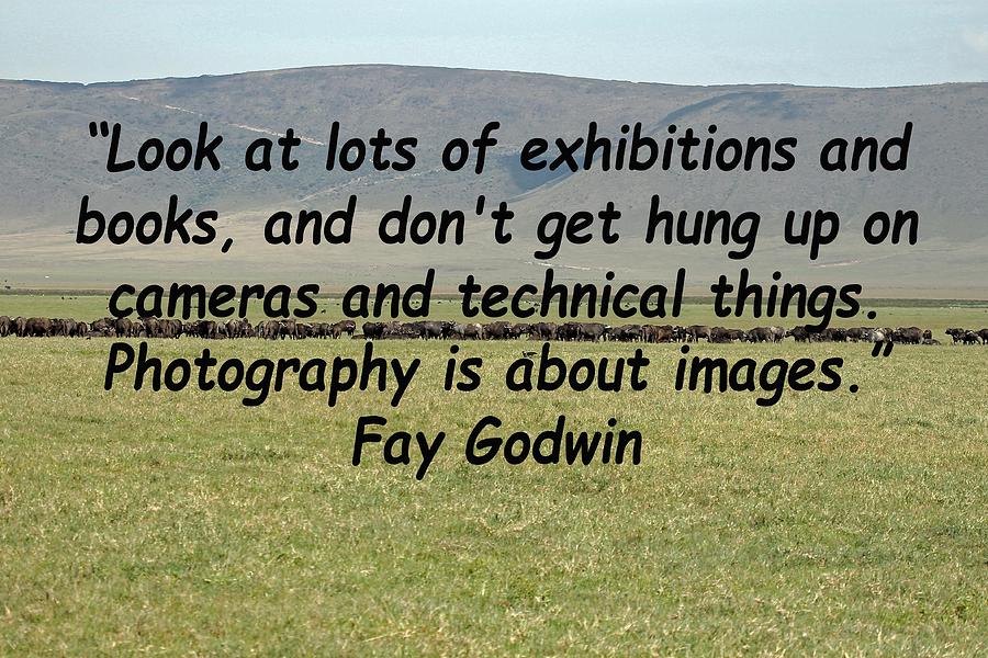 Quotes Photograph - Fay Godwin Quote by Tony Murtagh