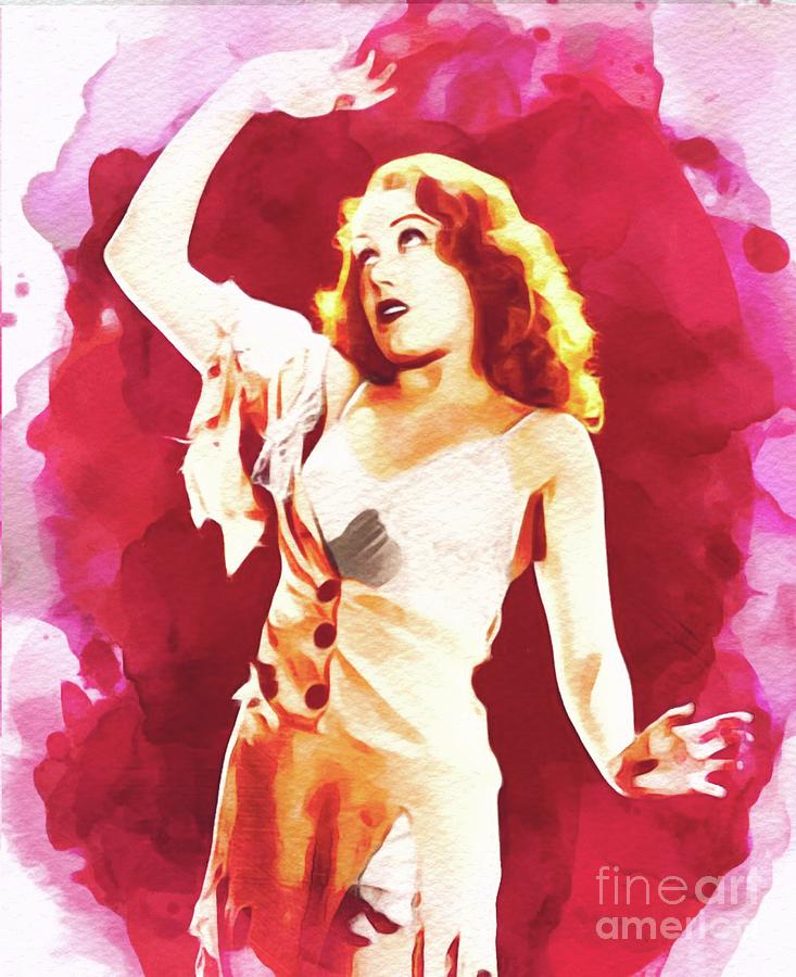 Fay Wray, Movie Star And Scream Queen Painting