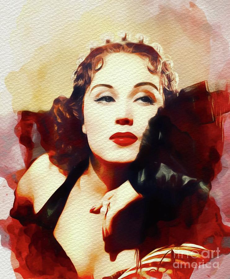 Hollywood Painting - Fay Wray, Vintage Movie Star by Esoterica Art Agency