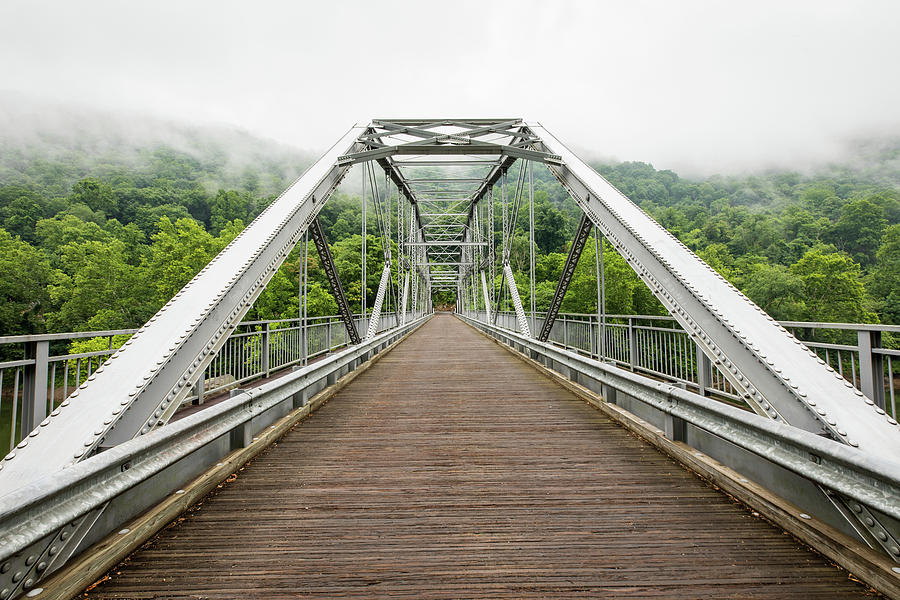 Fayette Station Bridge on a Cloudy Day Photograph by M C Hood