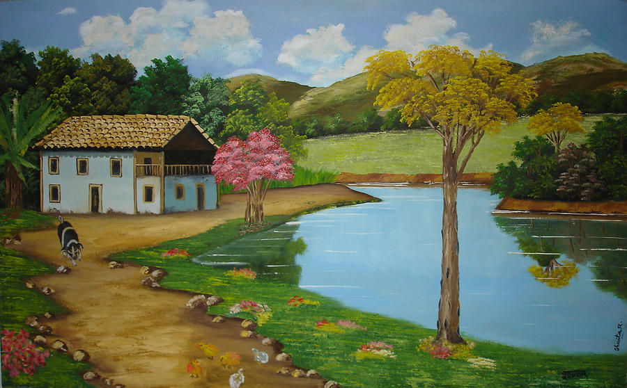 Fazenda Painting By Shanta Rathie - Fine Art America